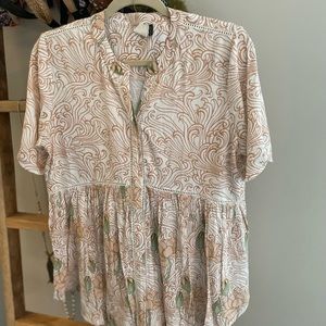 Anthropologie tunic top